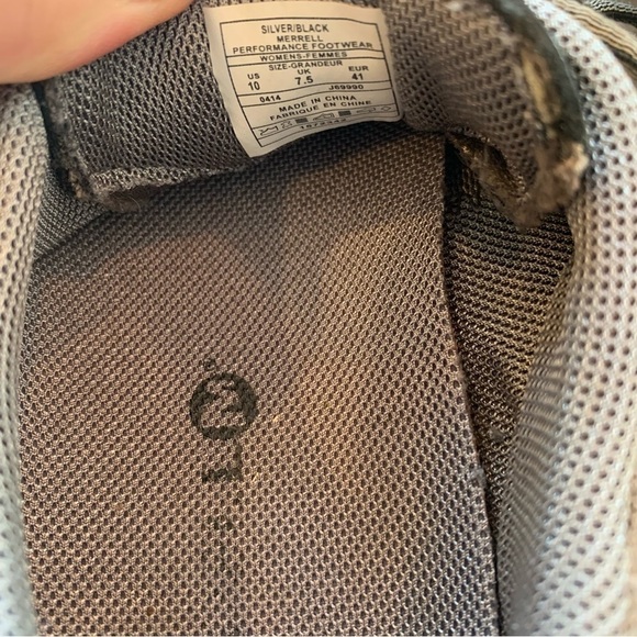 Merrell sz 10 Enlighten Shine Brown Leather Hiking Walking Shoes Ladies' - Picture 8 of 11